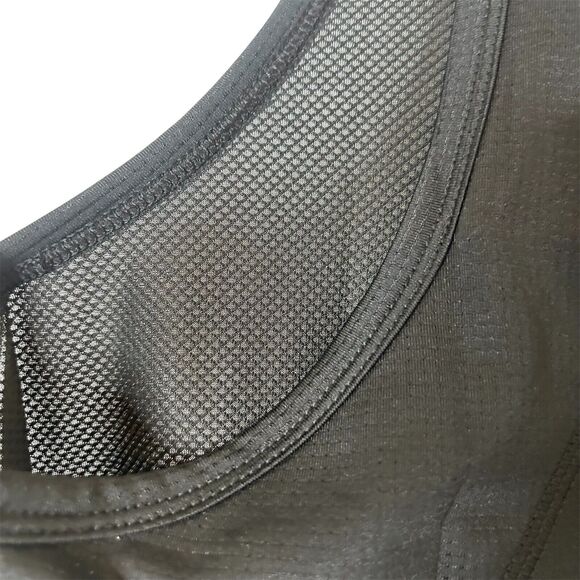 FABLETICS O2 Tank Black Mesh Shirt Fitness Gym Workout Mens Size S - Picture 5 of 9